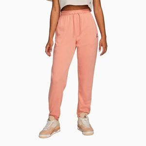 Nike Jordan Essentials - Size M - womens fleece pants light madder root